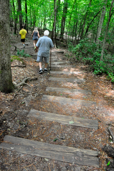 Llee Duquette on the trail